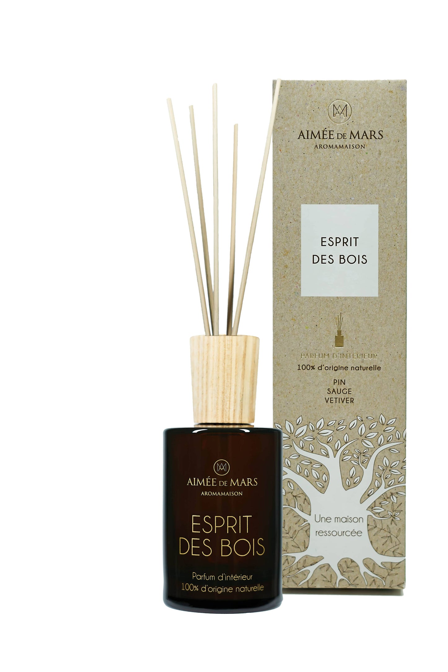 Esprit des Bois, Natürliches Raumparfüm als Diffusor, Aimée des Mars