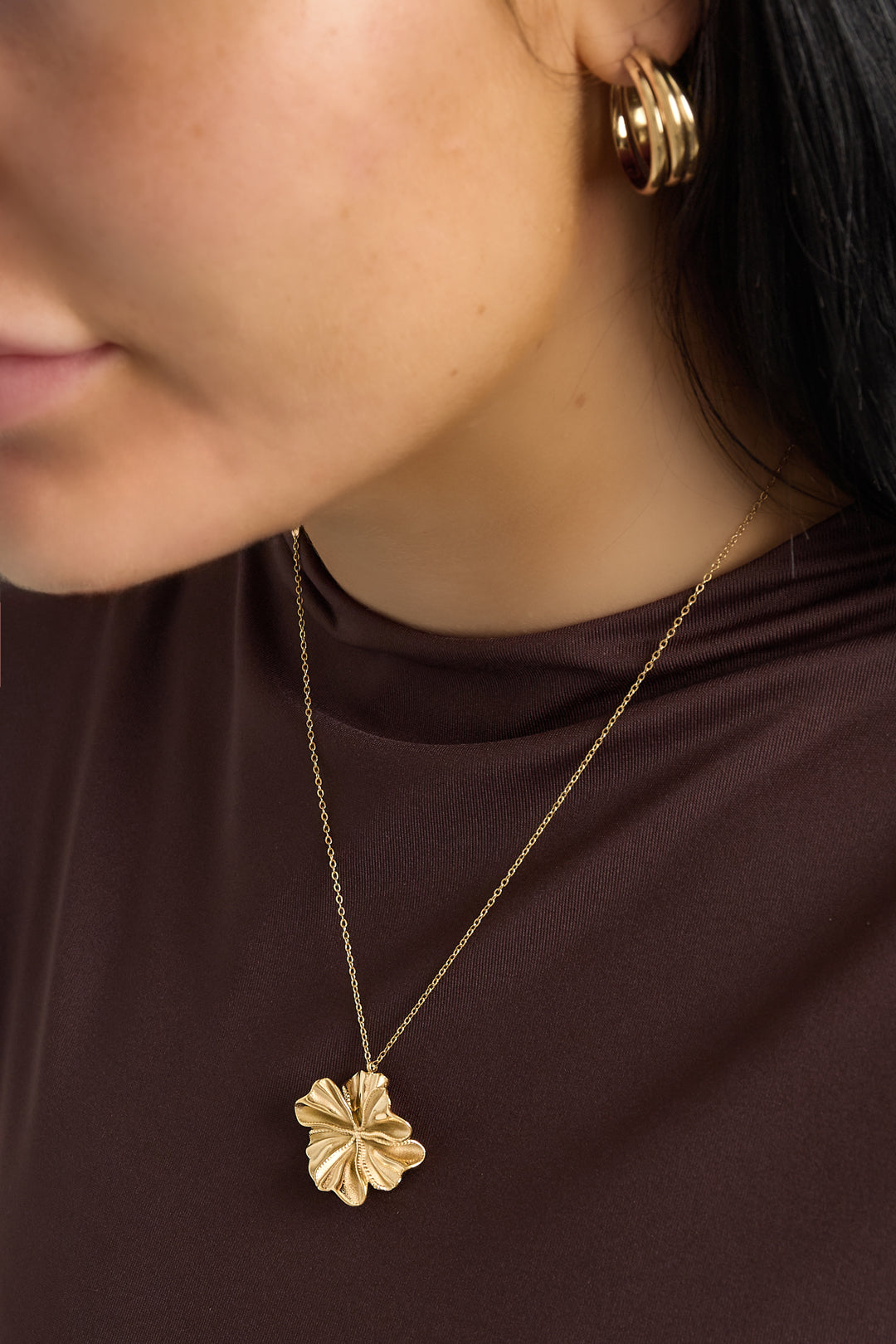 Anhänger halsketten Blume Casual Täglich Einfache Serie frauen schmuck