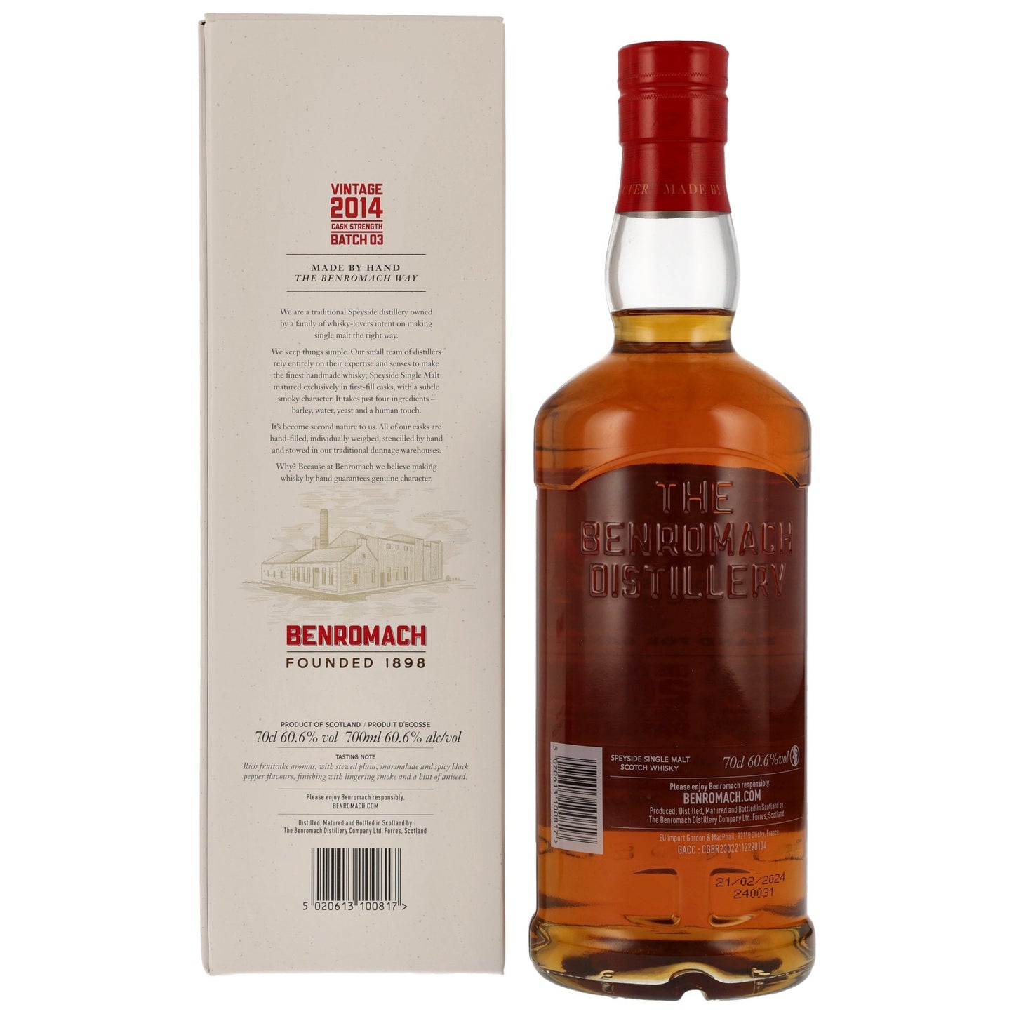 Benromach 2014/2024 - Tunnustyrkur