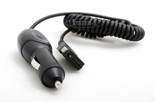 SYSTEM-S Hleðslusnúra fyrir bíl, 12V straumbreytir fyrir LG farsíma