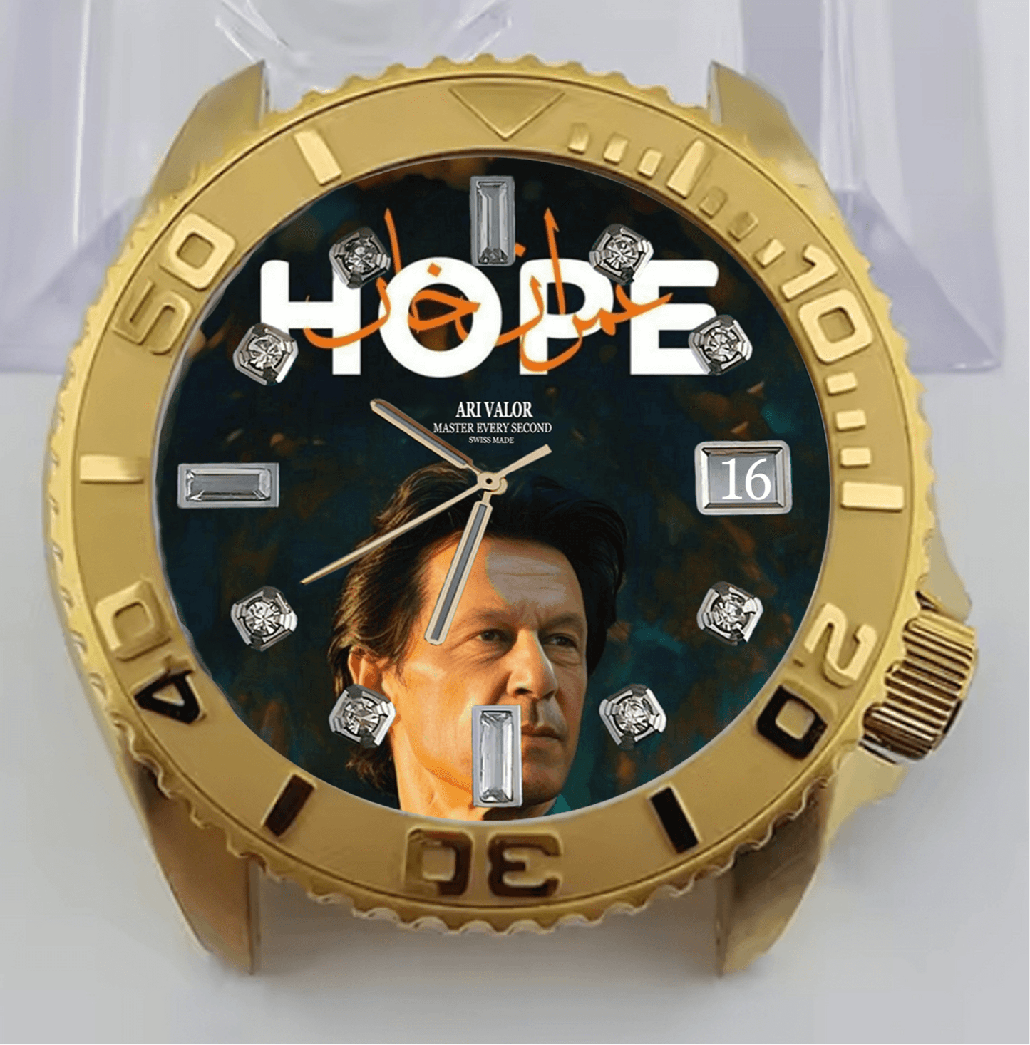 IMRAN KHAN,Valor watches stainless steel case