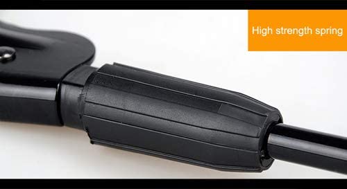 SYSTEM-S Hjólastandur Alhliða hliðarstandur 4 cm gatabil fyrir arma, svartur, Uni