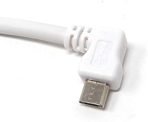 SYSTEM-S Micro USB snúra 300 cm hallandi til vinstri