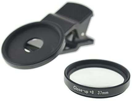 System-S Close-Up Lens 8X Magnification 37mm Lens for Smartphone Tablet