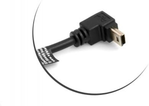 SYSTEM-S Mini USB (karlkyns) USB-On-The-Go hýsingarsnúra með uppáviðhengi í USB gerð A (kvenkyns) millistykki, 13,5 cm