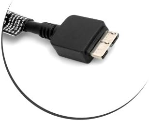 SYSTEM-S Micro USB 3.0 í USB 3.0 Tegund A 90° hallandi snúra gagnasnúra hleðslusnúra 17 cm