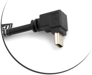 SYSTEM-S Mini USB cable 90° upward angled 27 cm