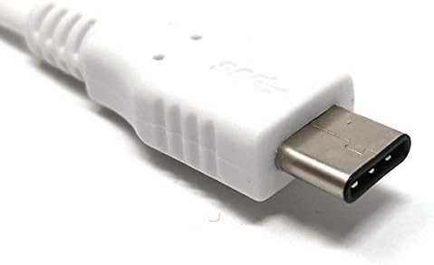SYSTEM-S USB 3.1 snúra 10 cm Type C karlkyns í 3.0 Type A kvenkyns í hvítu