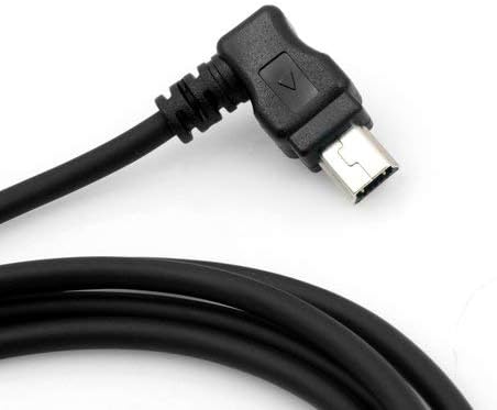 SYSTEM-S Mini USB rechts gewinkelt auf USB Typ A Kabel 100cm