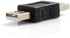 SYSTEM-S USB tegund A karlkyns í USB tegund A karlkyns millistykki snúru millistykki tengi