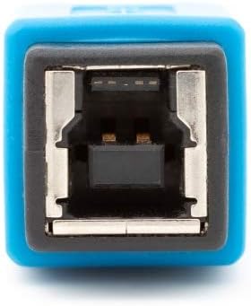 SYSTEM-S USB 3.0 Adapter Typ B Stecker zu Typ B Buchse Kabel in Blau