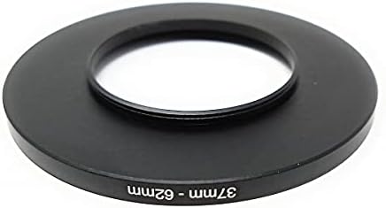 SYSTEM-S linsu millistykki 37 mm skrúfgangur í 62 mm uppstigshring í svörtu fyrir síur