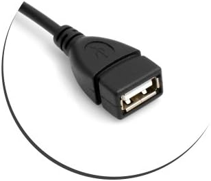 SYSTEM-S Mini USB snúra 90° rétthyrnd tengi í USB gerð A tengi gagnasnúra hleðslusnúra 13 cm