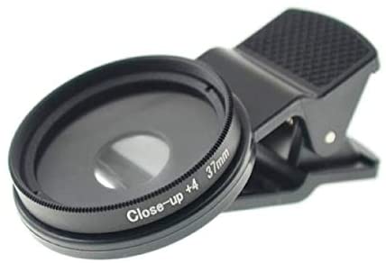 System-S Close-Up Lens 4X Magnification 37mm Lens for Smartphone Tablet