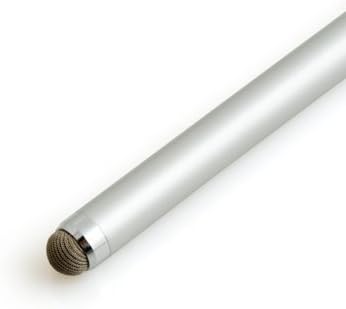 SYSTEM-S Stylus 2 in 1 Touch Pen Textilfaser Spitze für Smartphone Tablet