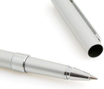 SYSTEM-S Stylus 2 in 1 Touch Pen Textilfaser Spitze für Smartphone Tablet