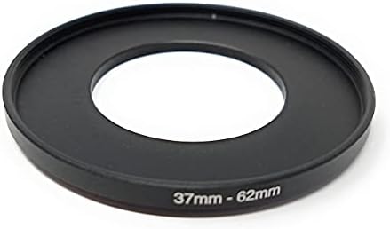 SYSTEM-S linsu millistykki 37 mm skrúfgangur í 62 mm uppstigshring í svörtu fyrir síur