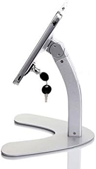 System-S Anti-Theft Trade Fair POS Presentation Stand with Curved Arm Desk Stand for iPad Air iPad 2 3 4