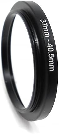 SYSTEM-S lens adapter 37 mm thread to 40.55 mm step up ring in black for filters