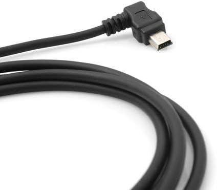 SYSTEM-S Mini USB rechts gewinkelt auf USB Typ A Kabel 100cm