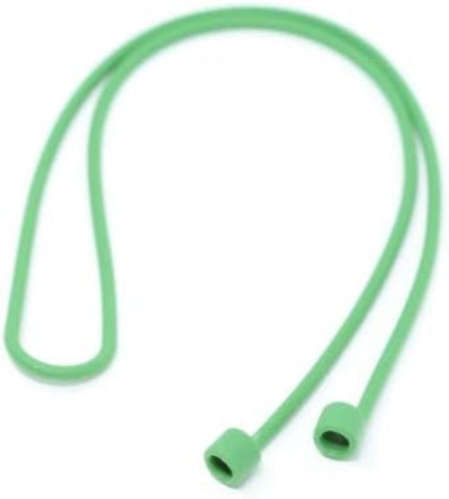 System-S 5x Silikon Halteband Holder für AirPods Kopfhörer in Grün