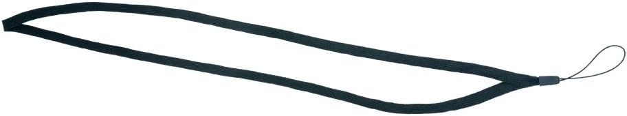 SYSTEM-S 5er Pack Halsband Trageband mit Schlaufe in Schwarz für Smartphone MP3-Player