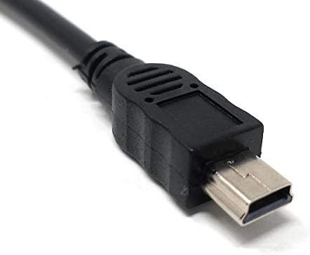 SYSTEM-S USB 3.1 Kabel 25 cm Typ C Buchse zu Mini B Stecker Adapter in Schwarz