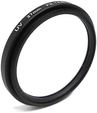 SYSTEM-S UV sía 37 mm skrúfa með klemmu í svörtu fyrir snjallsíma