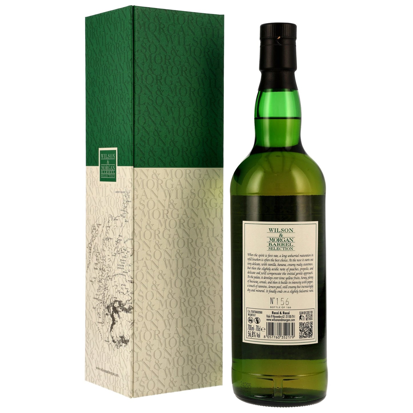 Glen Grant 21 2003/2024 - Wilson & Morgan - Áfylling Bourbon Hogshead #59944