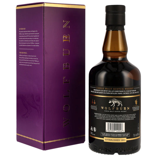 Wolfburn 12 - Bourbon og Oloroso Sherry tunnur