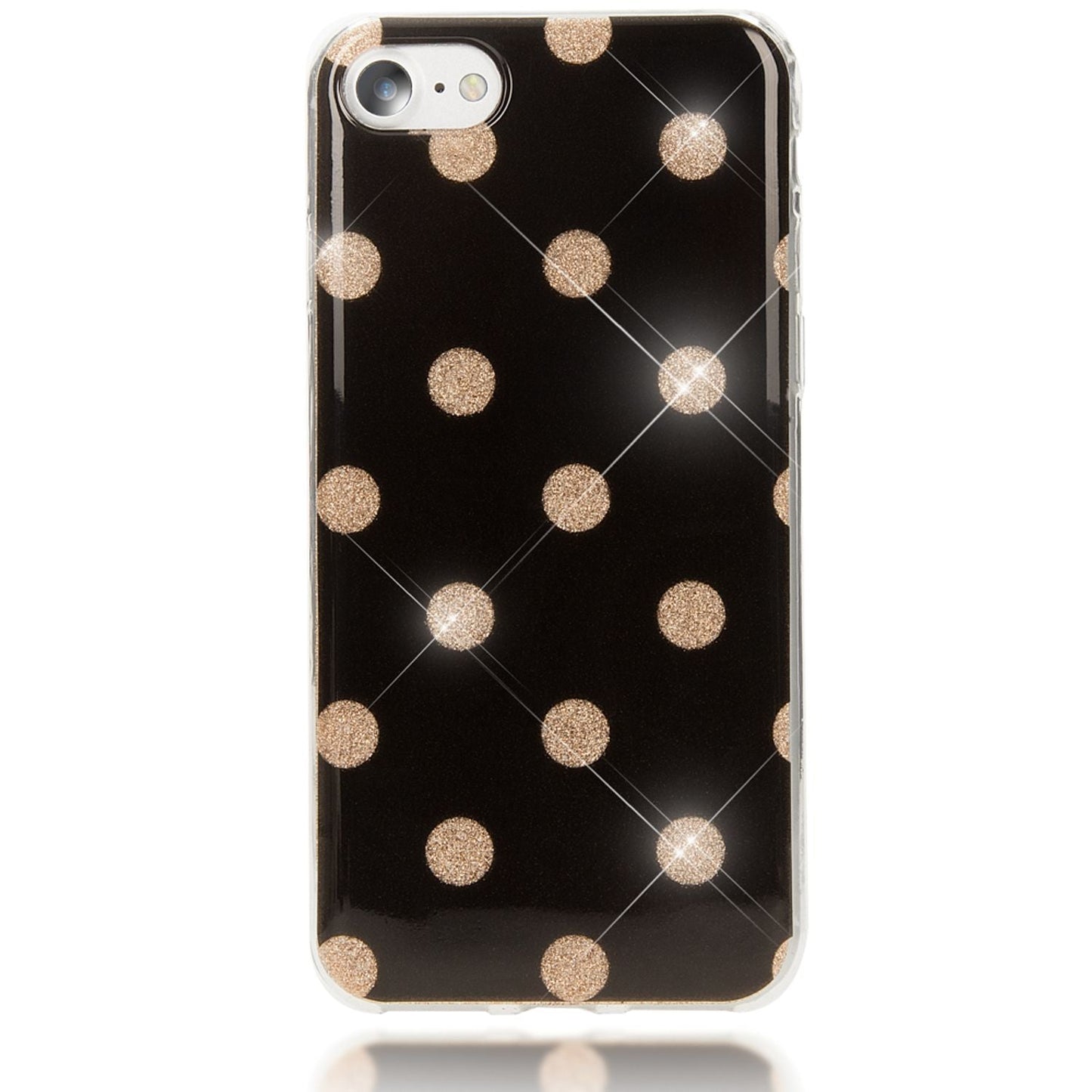 NALIA Phone Case for iPhone SE 2020 / 8 / 7, Glitter Case Pattern Cover Protection