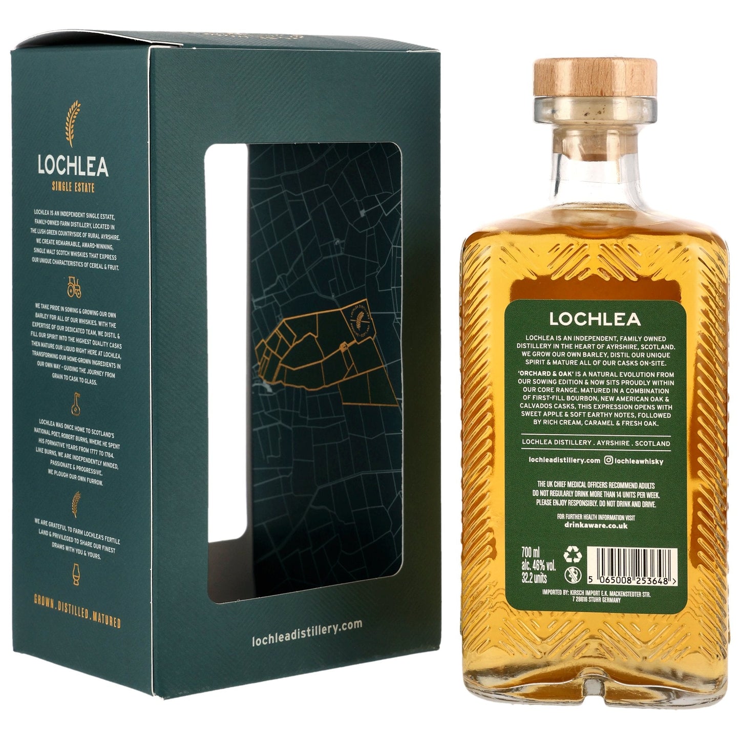 Lochlea - Orchard & Oak - Bourbon-, New Oak- og Calvados-tunnum