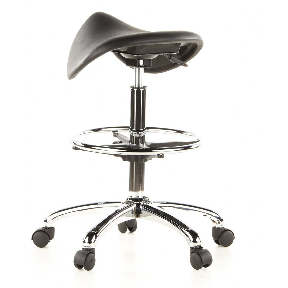B-grade Hjh Office Top Work 13 saddle stool, office chair, swivel chair, swivel stool