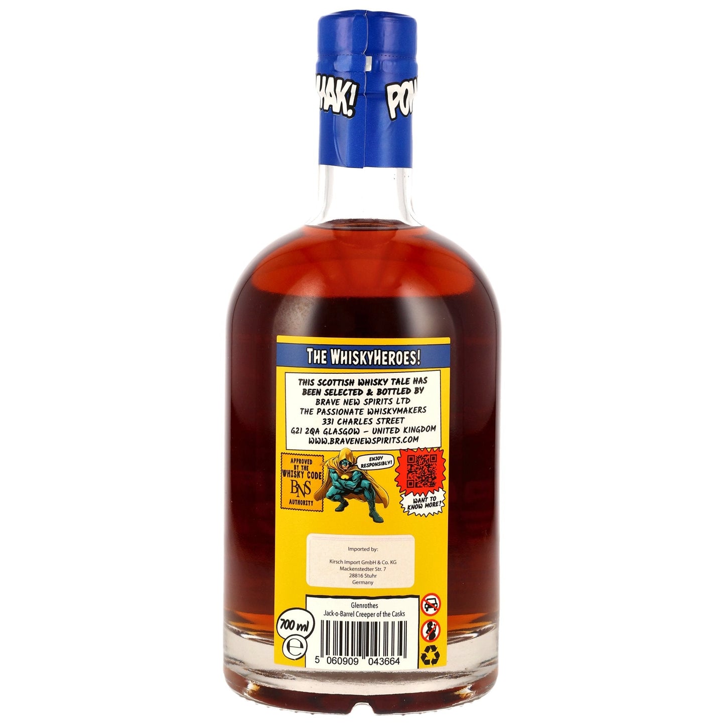 Glenrothes 10 - Whiskey Heroes: Jack-o-Barrel: Creeper of the Casks - Amontillado Sherry Casks