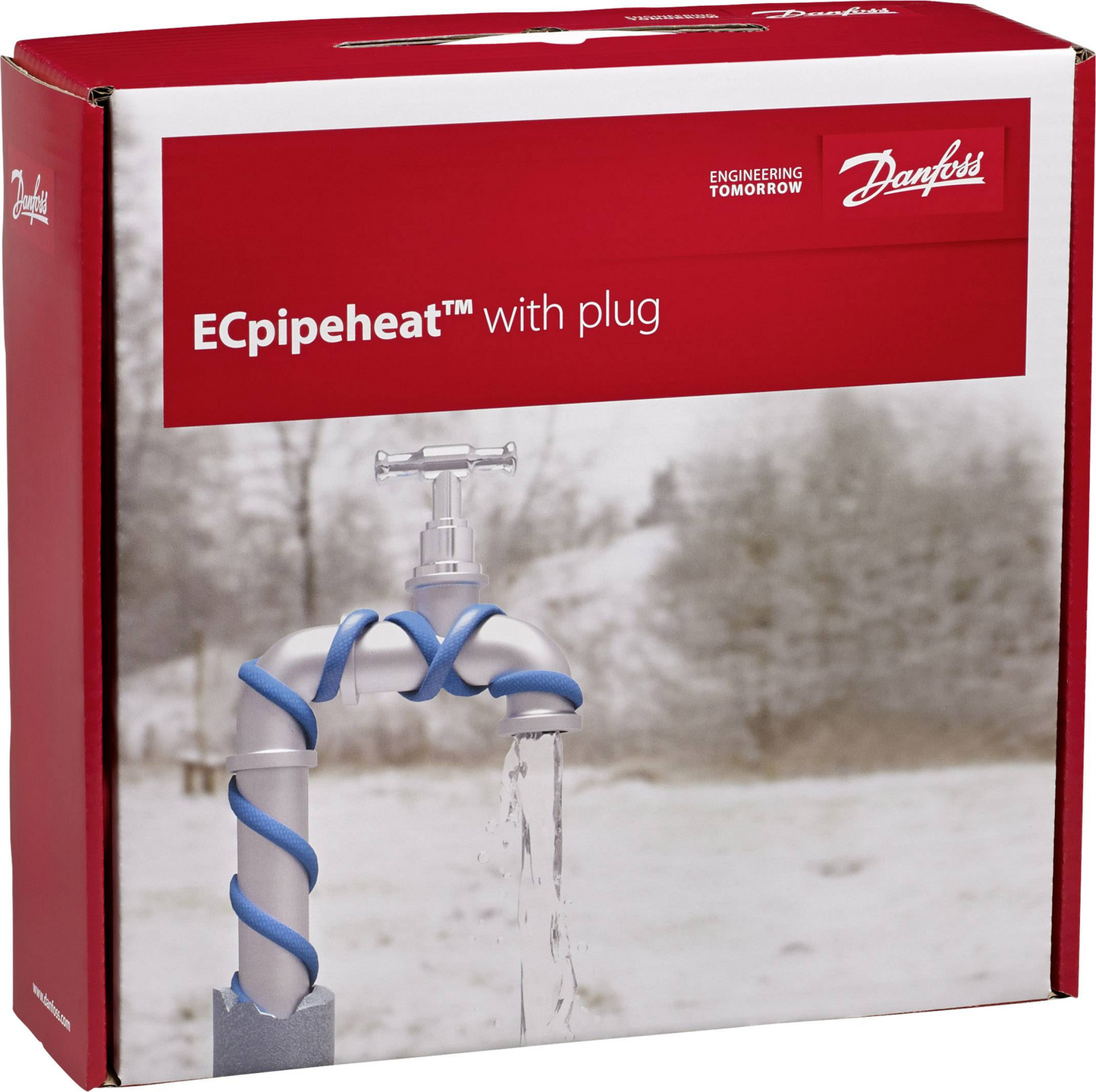 B-flokks Danfoss 088L0989 hitasnúra, rörhitun, 230 V, 20 W, 2 m, sjálftakmarkandi