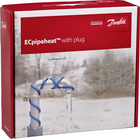 B-flokks Danfoss 088L0989 hitasnúra, rörhitun, 230 V, 20 W, 2 m, sjálftakmarkandi