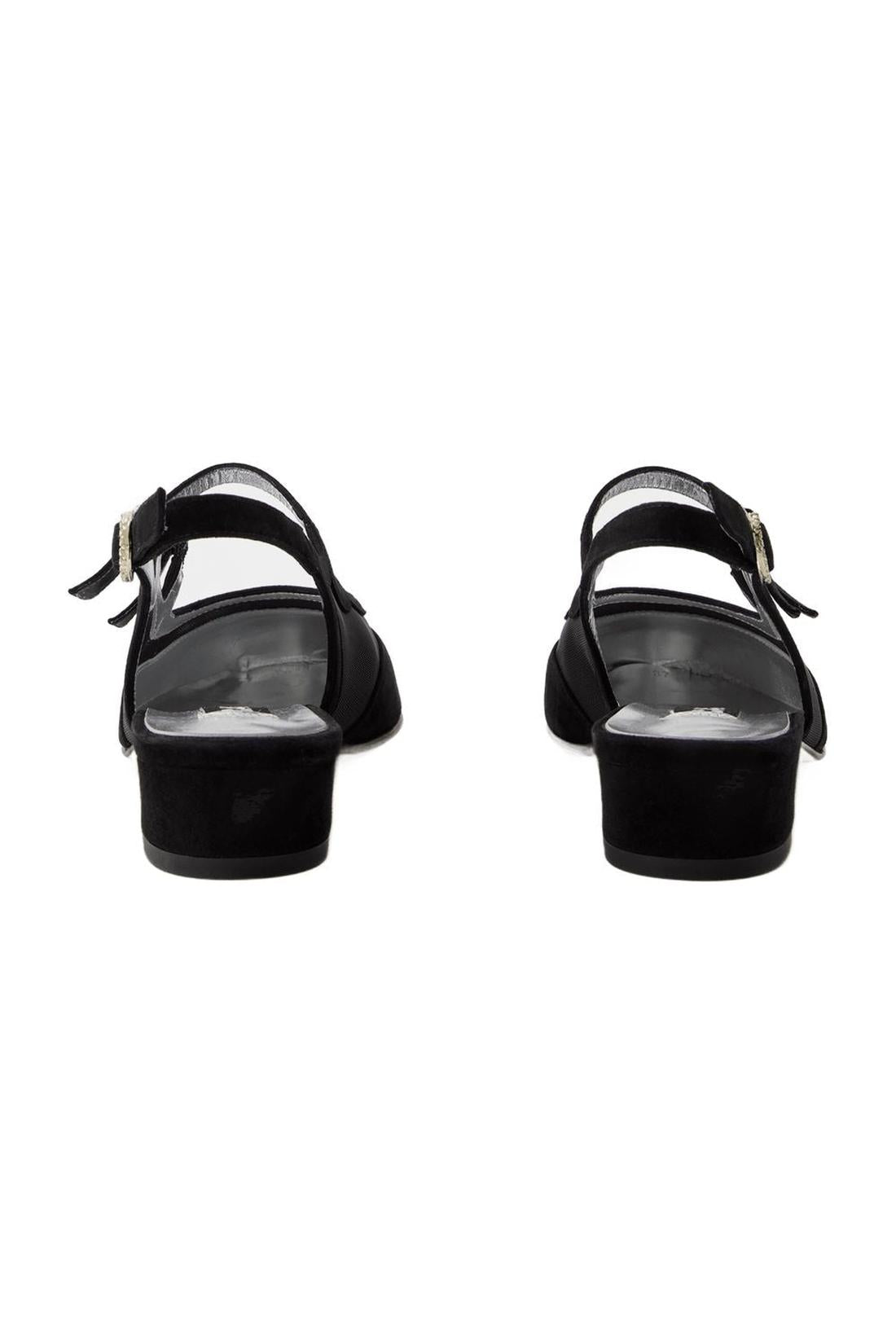 Peach Night Pumps - Carel - Black - Velvet