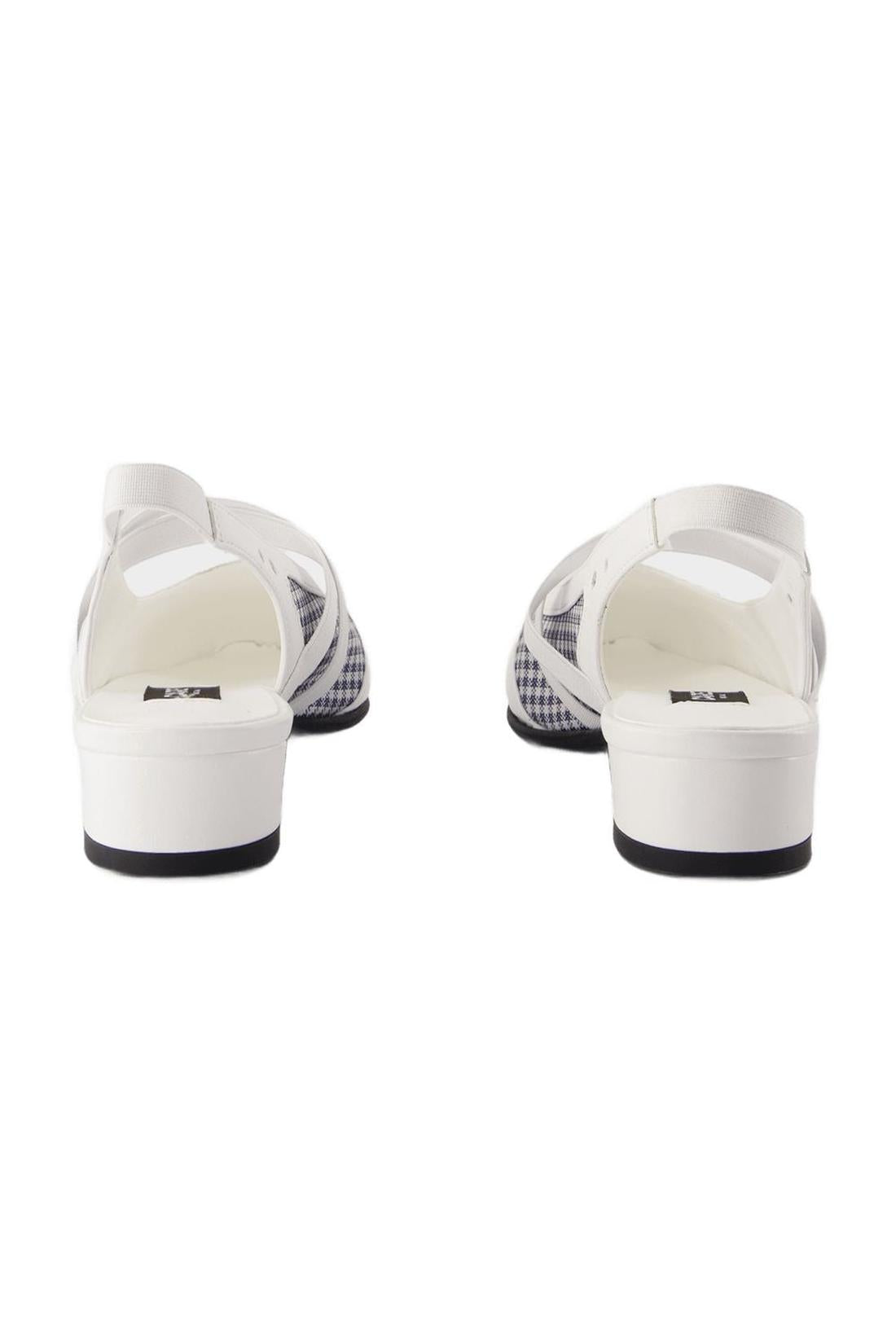 Sling Back Peachy - Carel - Leder - Weiß