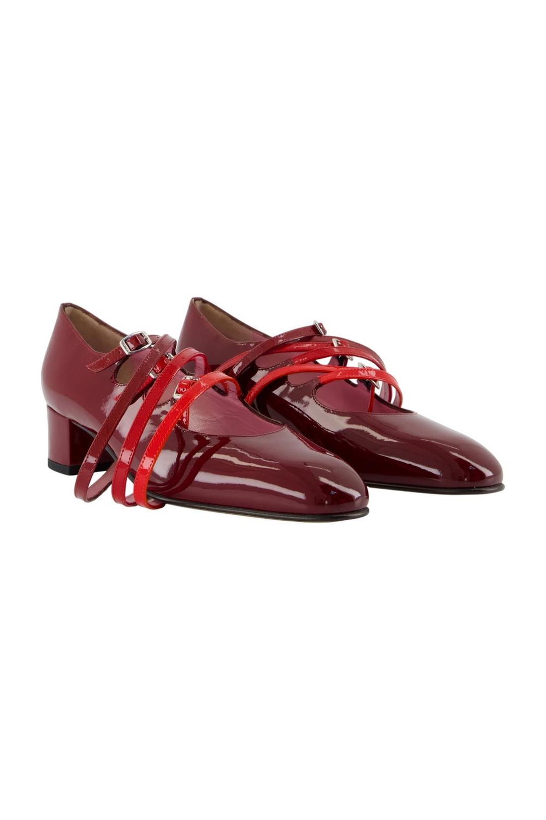 Spaghetti-Pumps - Carel - Leder - Bordeaux