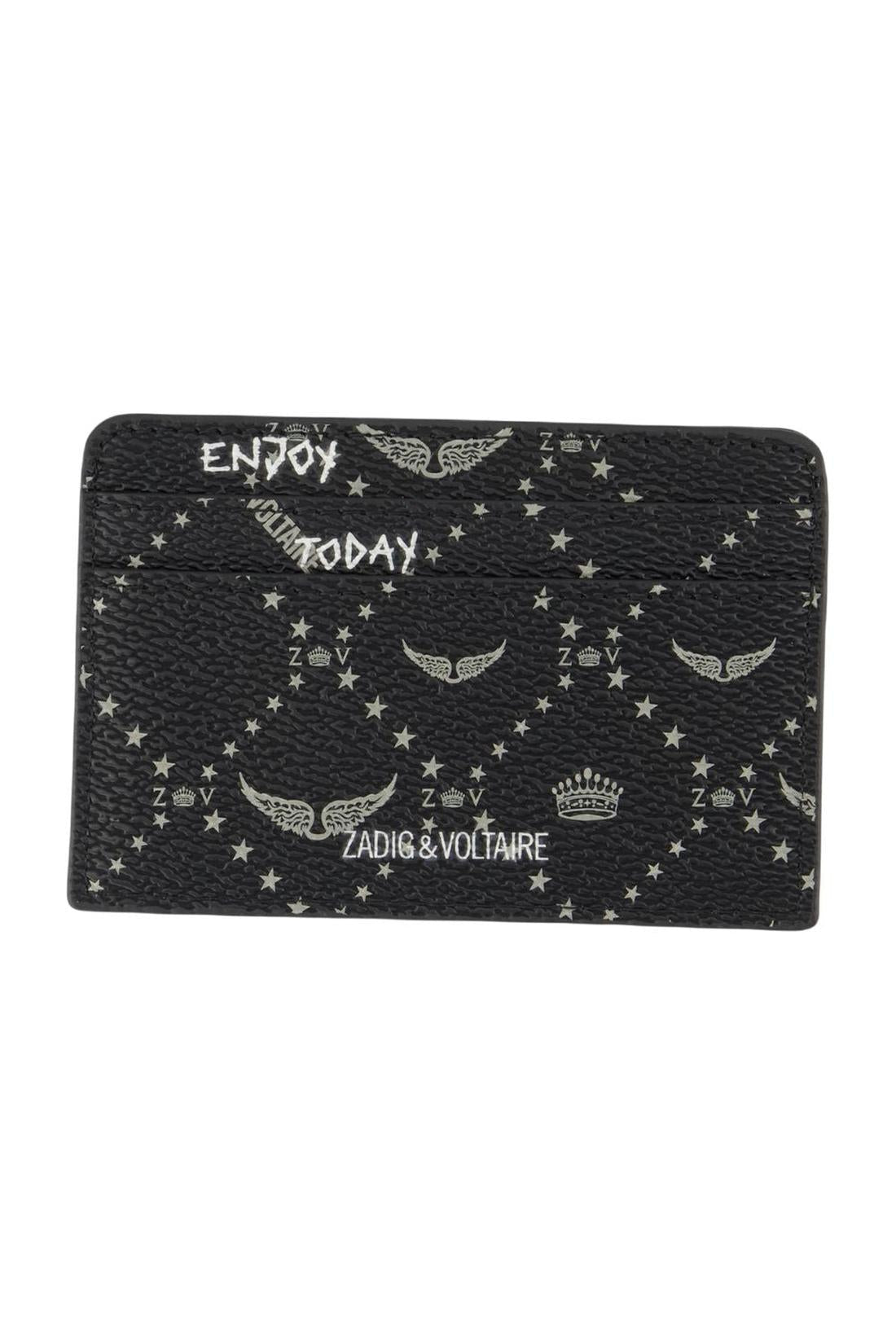 Zv Pass Monogramm Kartenhalter - Zadig & Voltaire - Synthetik - Schwarz