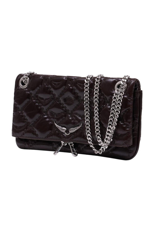 Rock II Schultertasche - Zadig & Voltaire - Leder - Dunkelbraun