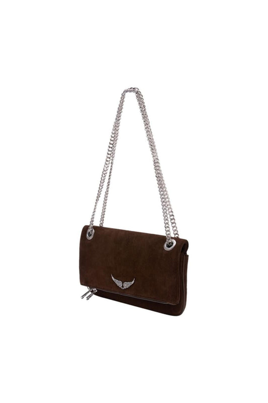 Rock II Schultertasche - Zadig & Voltaire - Leder - Braun