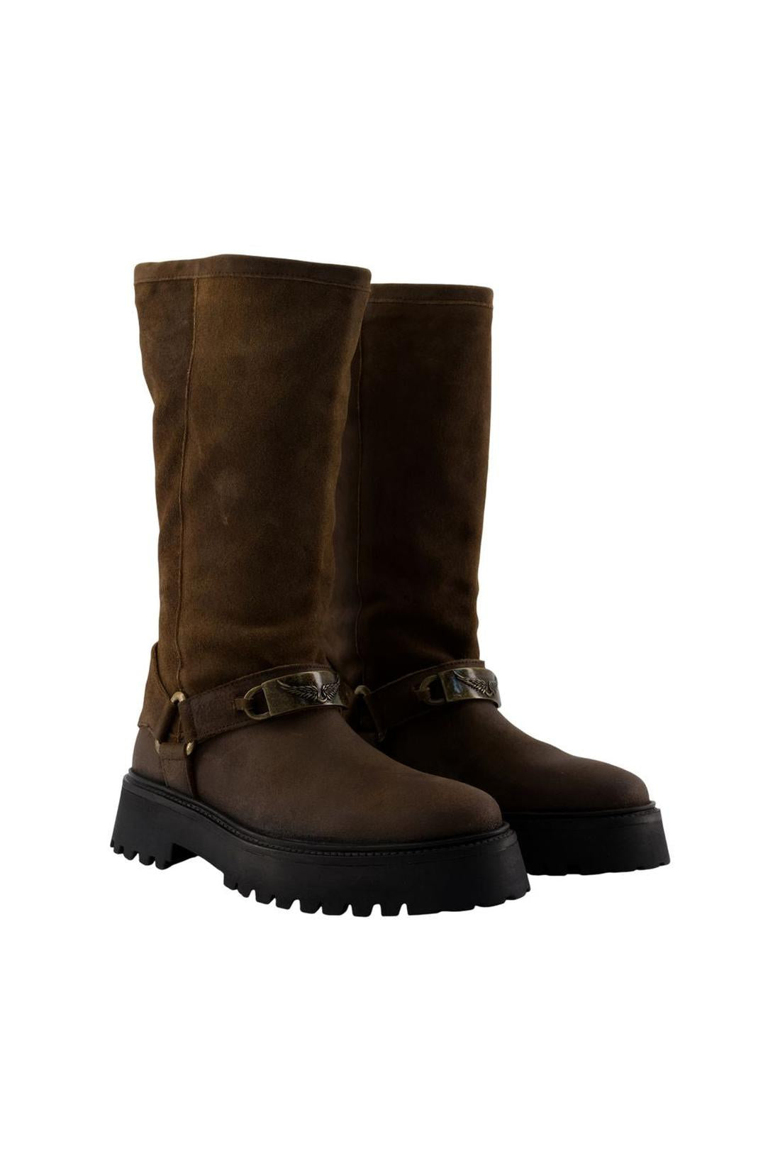 Stiefel Angie - Zadig & Voltaire - Leder - Braun