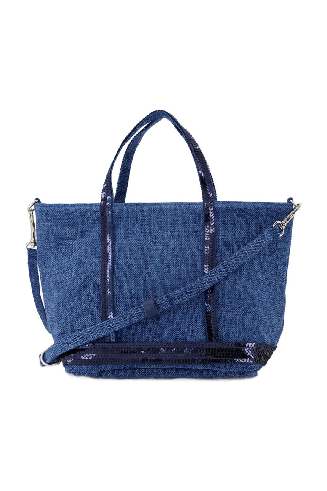 Umhängetasche Xs - Vanessa Bruno - Leinen - Blau