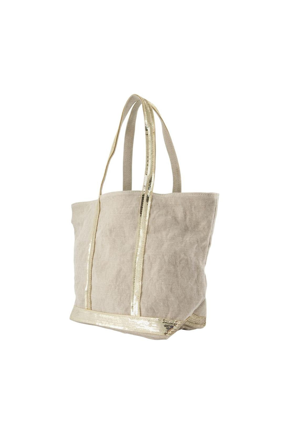 Cabas M Zipper - Vanessa Bruno - Leinen - Neutral