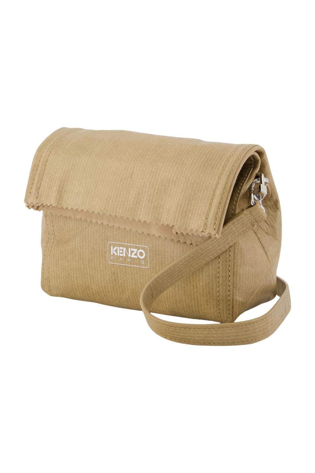 Wallet On Chain Pouch On Strap - Kenzo - Leder - Beige