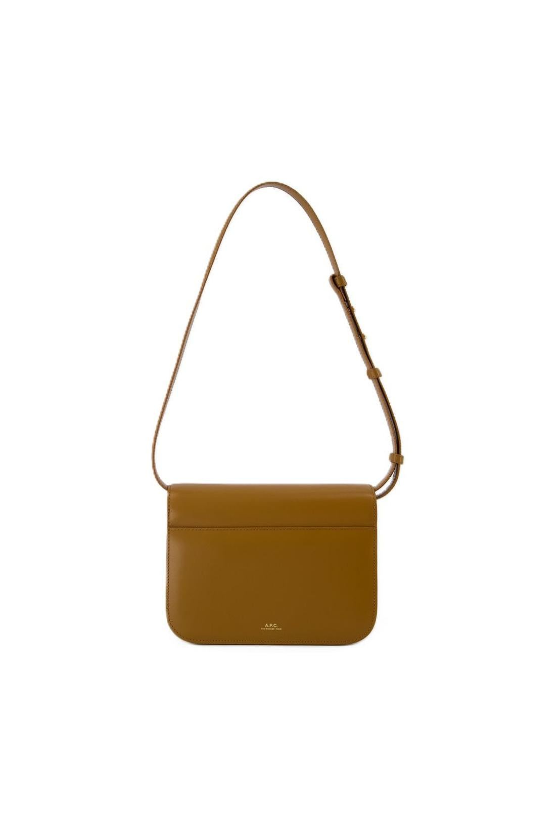 Astra Small Schultertasche - A.P.C - Leder - Braun