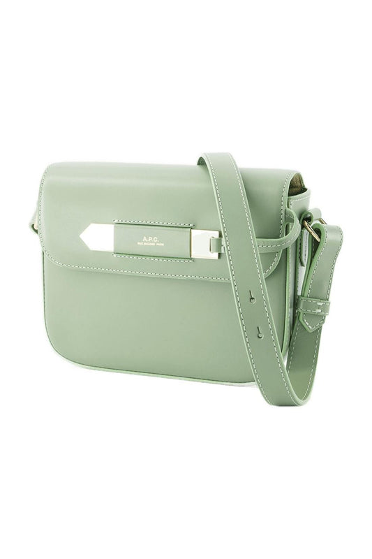 Charlotte Schultertasche - A.P.C - Leder - Grün
