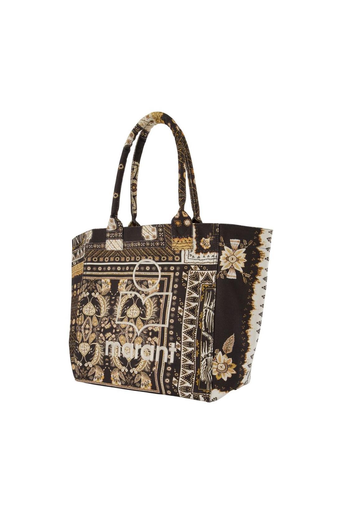 Small Yenky Ge Cabas - Isabel Marant - Baumwolle - Schwarz