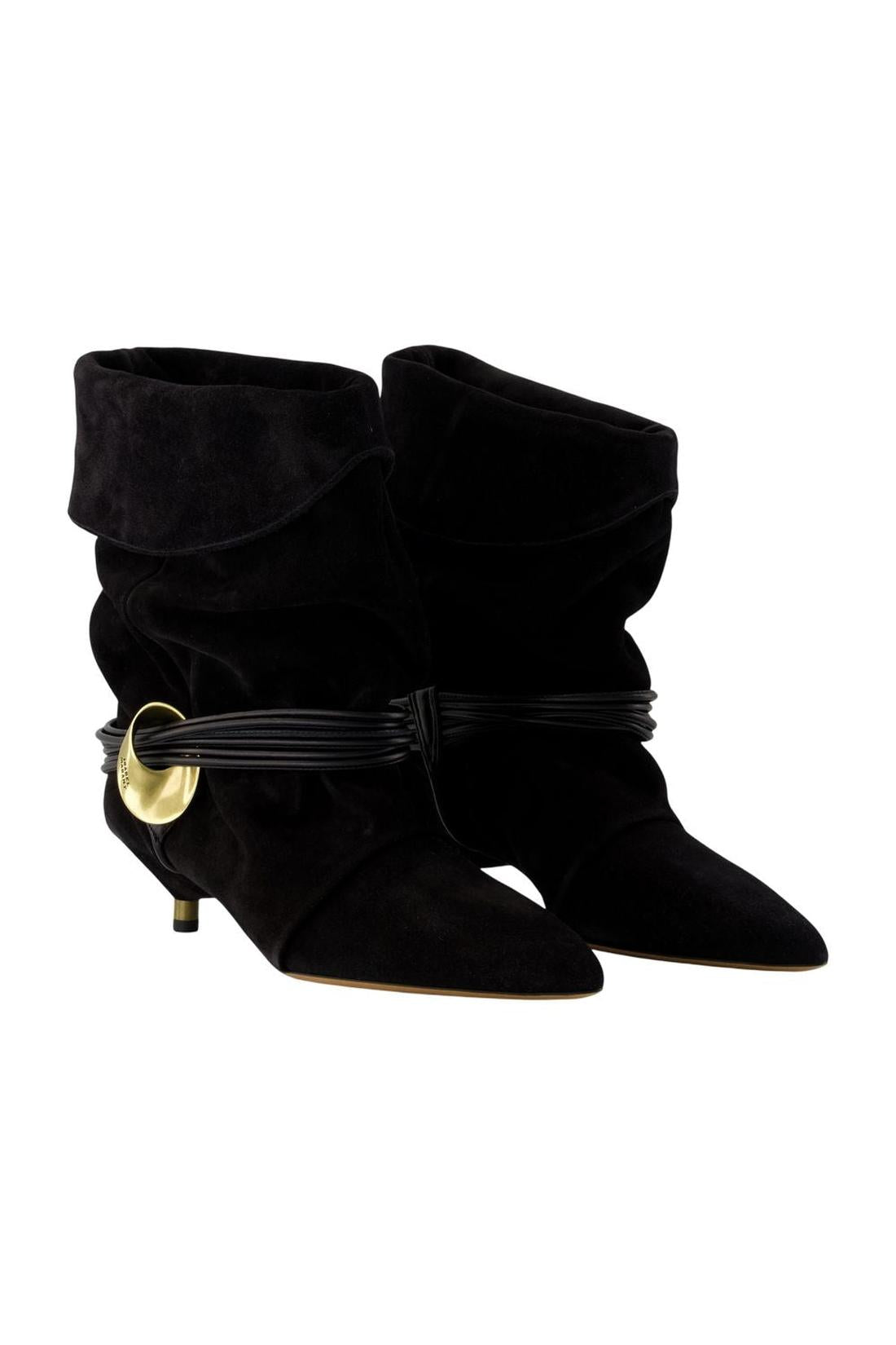 Stiefel Edrika Gz - Isabel Marant - Leder - Schwarz